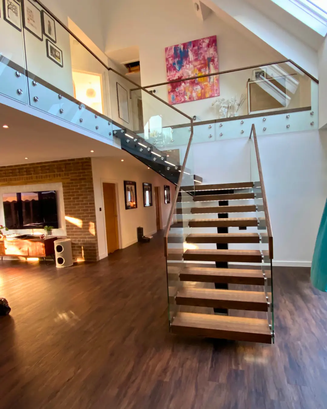 floating with led lights 