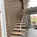 Straight Central Spine Staircases with Glass Balustrades 1.webp